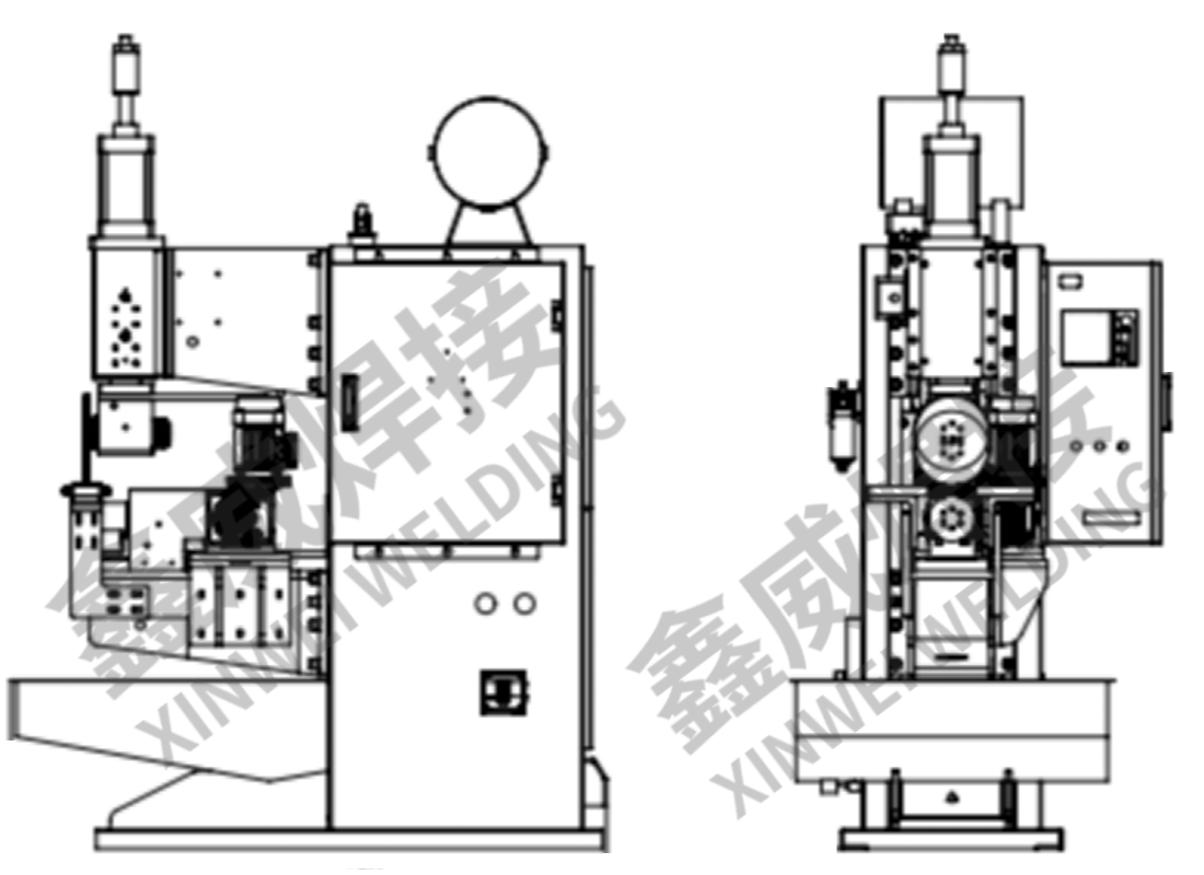 Circular Continuous Roller Resistance Welder Seam Welding For Faucet Connector