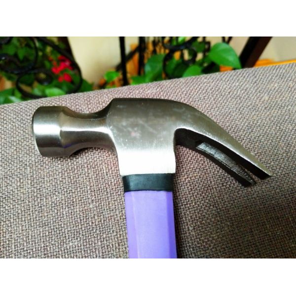 American Type Steel hand claw hammer with plastic handle (XL0008)