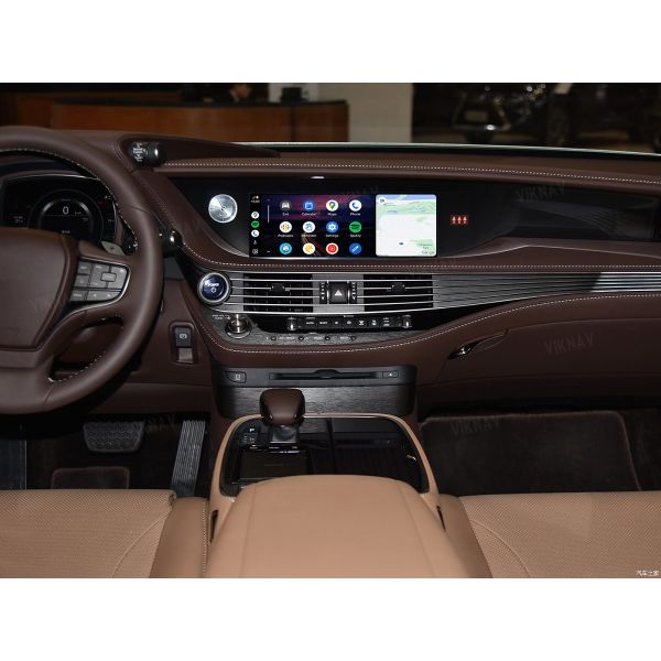 Viknav Linux System For Lexus LS 2018 -2020 Wireless Apple CarPlay Android Auto display screen