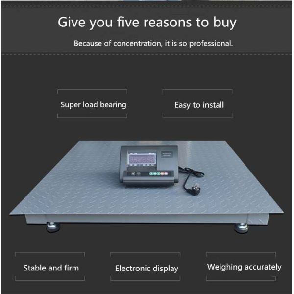 1t 3t 5t industrial digital platform scale electronic floor weighing scale bench scales