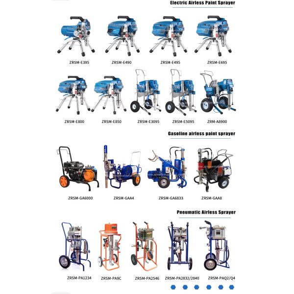 Customised High Pressure Airless Spraying Machine 2200W Precise Control With Move Handle