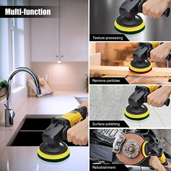 Polypropylene Buffing Polishing Pads For Car 4in Cleaning Kit