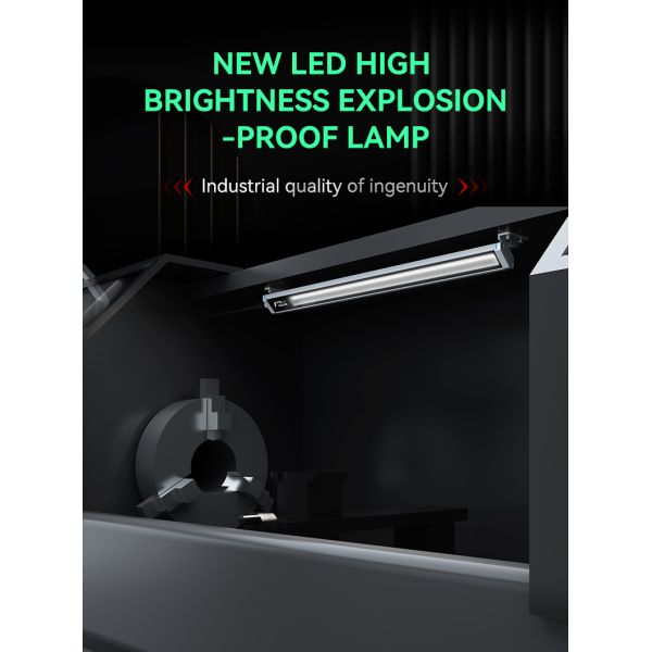 IP68 Waterproof LED Machine Work Light with 70000-Hour Lifespan and High Brightness for Industrial and CNC Machines
