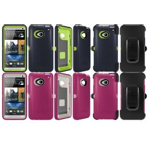 TPE Red Ottered Outer Box Phone Cases Lightweight For HTC One