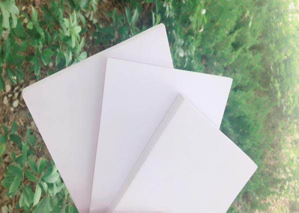 Quality High Strength White Rigid PVC Foam Board Corrosion Resistance For Exhibits Booths for sale