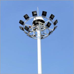 Wholesale High Mast Light Fixtures Steel Lighting Pole For Roadways Streets Highways from china suppliers