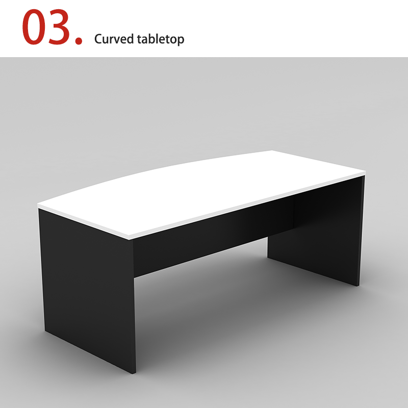 Customization Classic Executive Desk Cabinets Drawers and Data Storage for Company Computers in Commercial Office Furniture