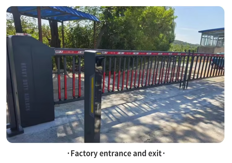 Speed Adjustable 24V DC Servo Motor Boom Barrier Gates Heavy Duty Traffic Barrier Gate