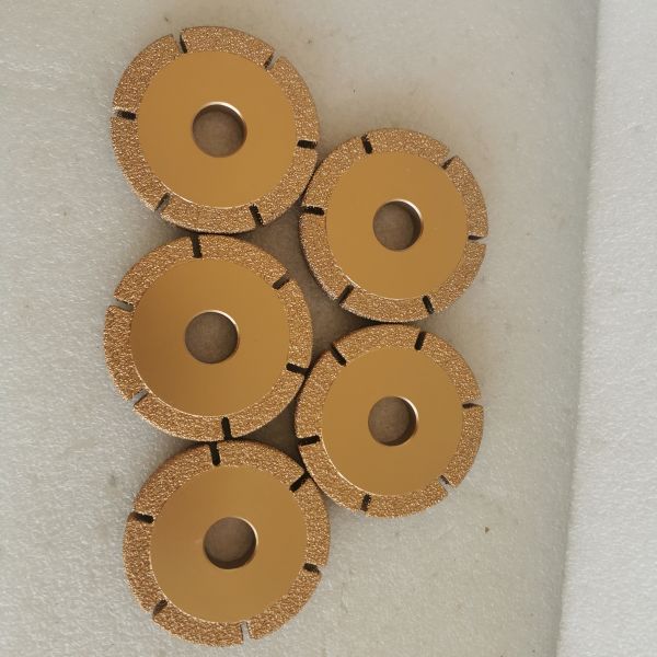 Brazing Diamond Grinding Wheel 76*10*20*10mm D35/40 Suitable For Welding Complex And Precision Structures.