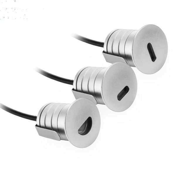 1W Mini DC12V Outdoor Stair Lighting Recessed Landscape Spotlights Deck Stair Lights Interior Outdoor Led Step Lights Le