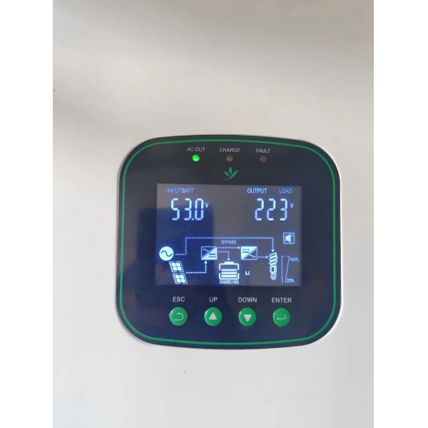 Dual MPPT Hybrid Inverter 8000W 51V With LCD 230V Off Grid On Grid Parallel Ready for OEM Orders
