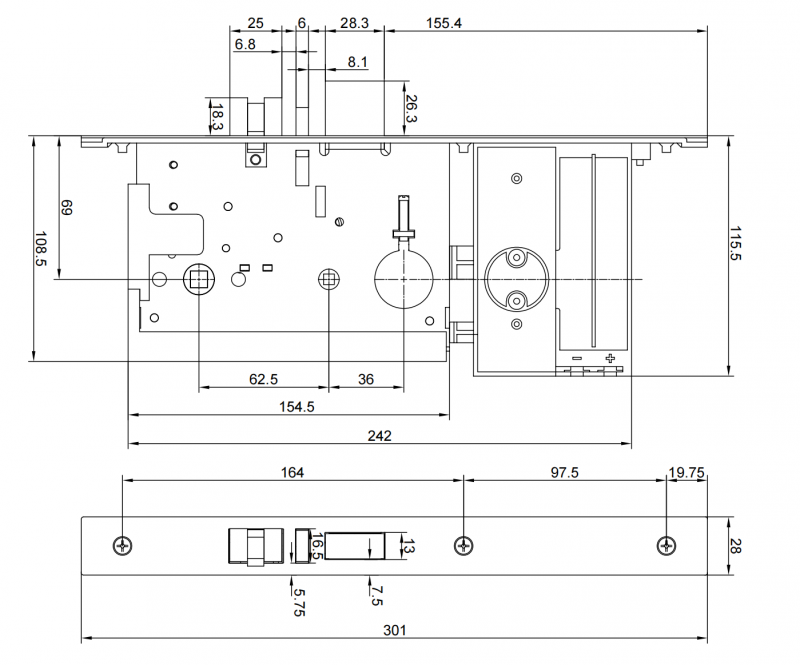 New Design Encryption Technology Electronic Safe Lock Hotel Used in the Gym