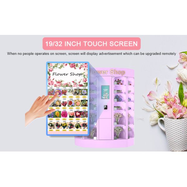 Outdoor Winnsen Smart Flower Vending Locker with Fresh Storage Multi-Color Options
