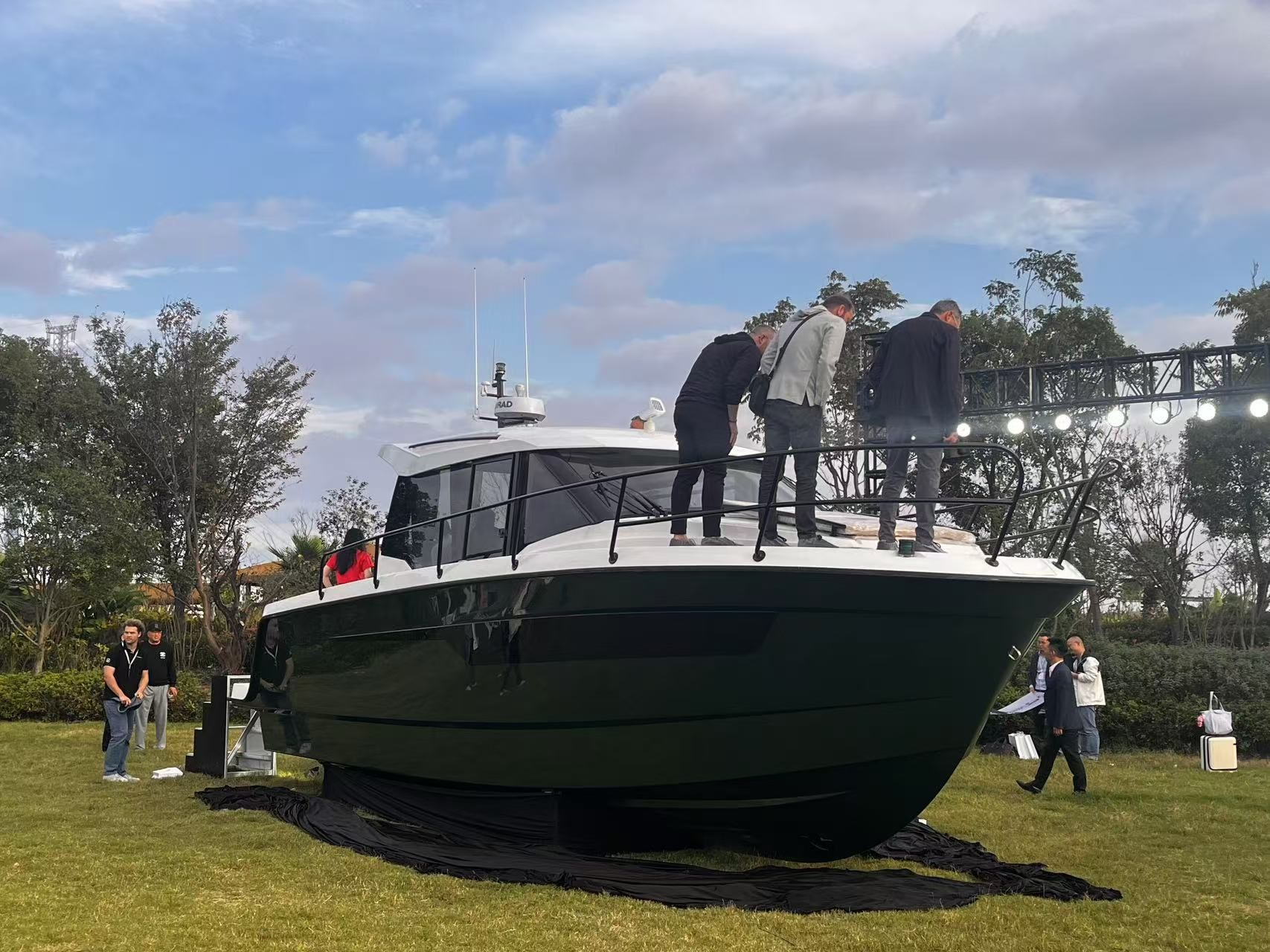 CE Approved 12V Electric Trim Tab System Trim Tabs Kits, MARINE Trim TAB KIT COMPLT W/LED 12 x 12