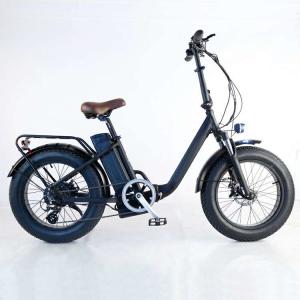 China OEM logo Step Through 20 Inch Fat Tire Electric Bicycle For Women Outdoor Travel on sale