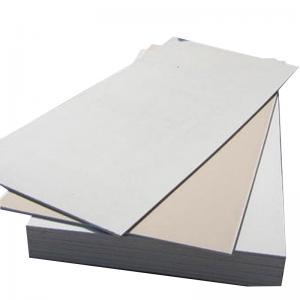 China High Purity Gypsum Powder Gypsum Board Standard Size for Fireproof Ceiling Board on sale