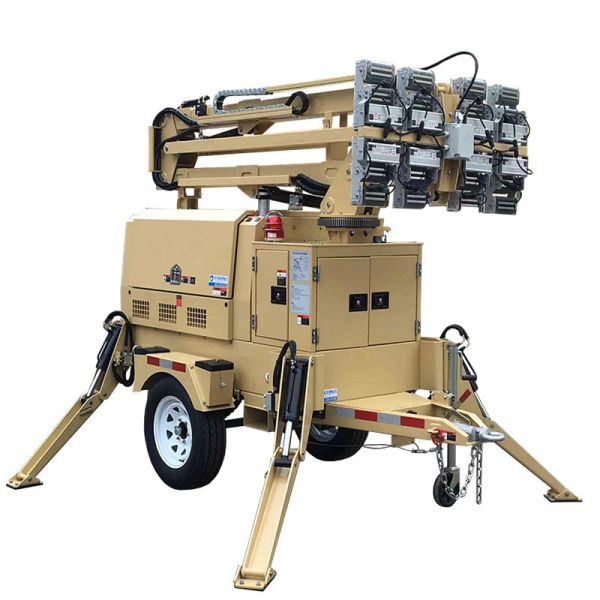 Diesel Generator Light Tower Rated Voltage 220V Towable Light Tower Mobile Lighting Tower