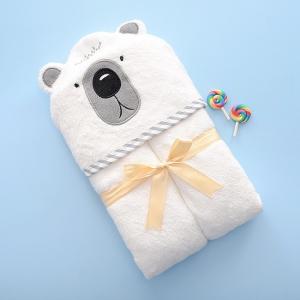 China Skin Friendly Kids Hooded Bear Bathroom Towels 700gsm Bamboo Towels With Bear Ears on sale