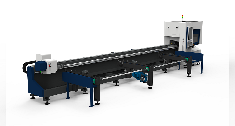 QH-GA Automatic Obstacle Avoidance Tube Laser Cutting Machine Semi-Automatic Loading Beveling Cutting