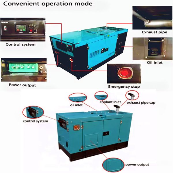 Silent Type Open Diesel Generator Industrial Generator Diesel High Performance Diesel Generator Set