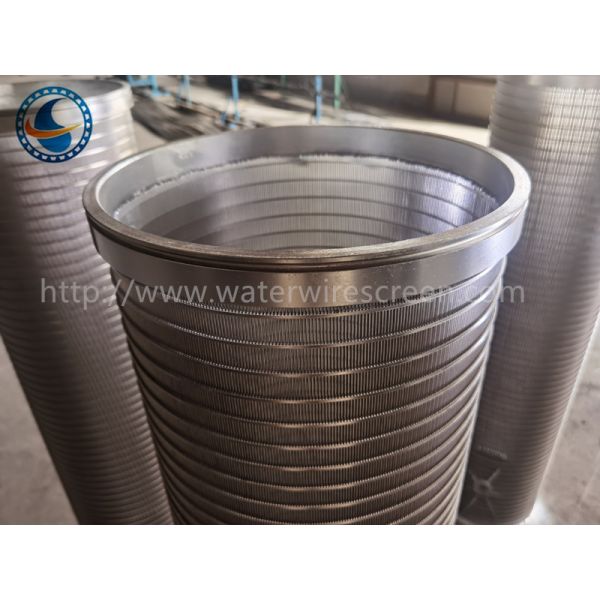 Stainless Steel 304 Johnson 0.5mm Slot Reverse Wedge Wire Screen