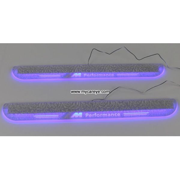 BMW M6 car led door courtesy light logo projector sill door pedal
