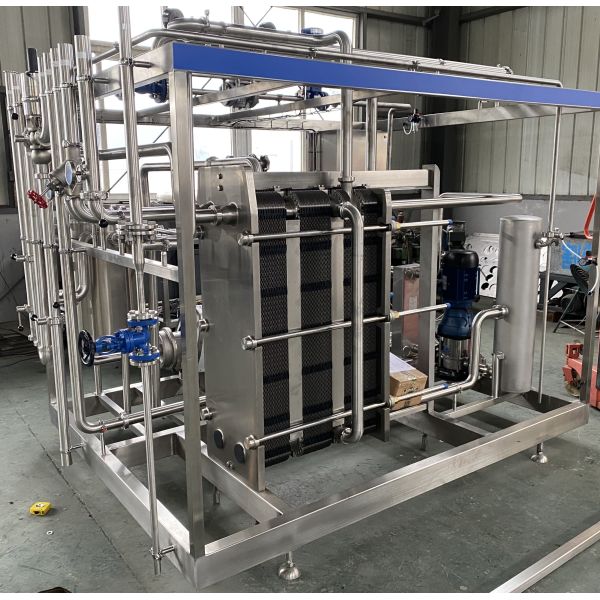 Hot Pasteurization Equipment For Dairy Processing Plant Pasteurized Milk/Yogurt/Coconut Milk