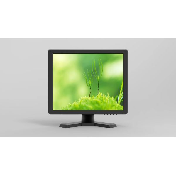 17 Inch LCD VGA Touch Screen Computer Monitor Pos For Cashier Restaurant Bar Coffee