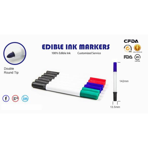 DIY Edible Marker Pen For Cookies Dry Erase Marker To Cakes Decorations