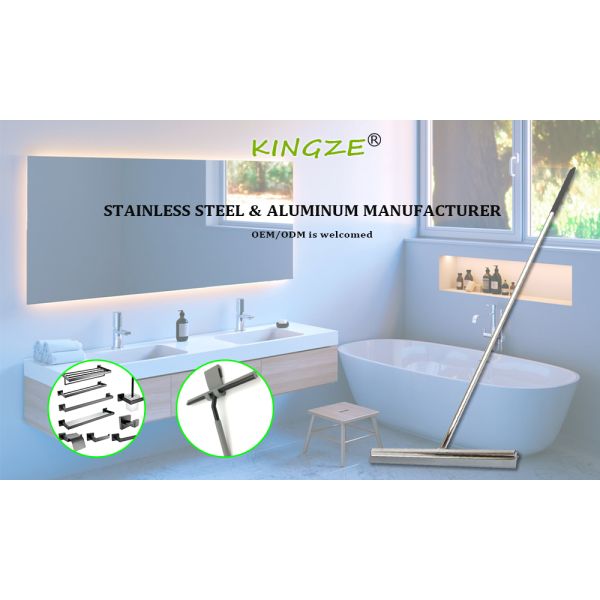 Double Robe Stainless Steel Wall Hanger