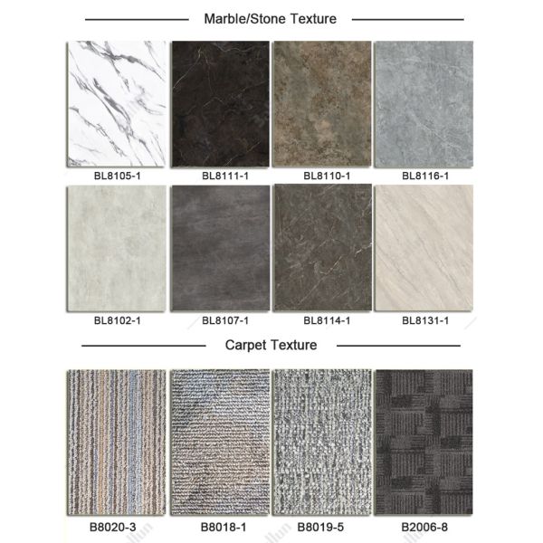 Customized Waterproof SPC Vinyl Flooring Interlock Floor and Click Lock Installation