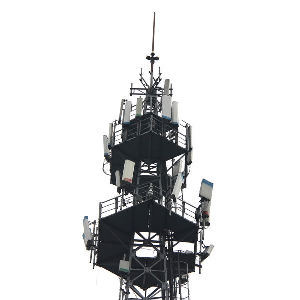30m Hot Dip Self Supporting Tower 4 Legged Communication Antenna