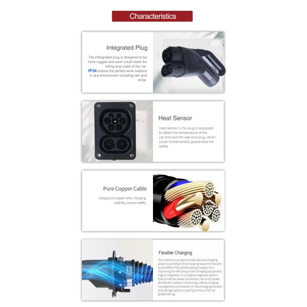 RFID Card Rapid EV Charging Stations 96% Efficiency Ethernet Communication