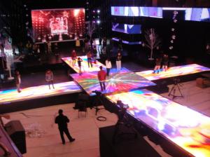Wholesale Energy Saving Custom Led Screens / Led Video Dance Floor 90mm Casing Thickness from china suppliers