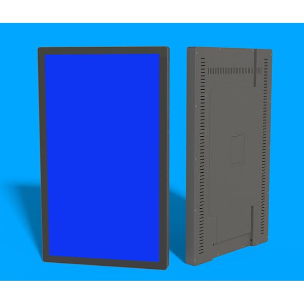 32 inch hospital consultation room entrance split screen call queue system standalone led digital signage