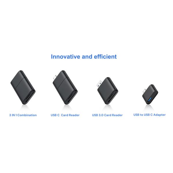 UHS-II SD TF Card Reader Multi Functional USB OTG Card Reader