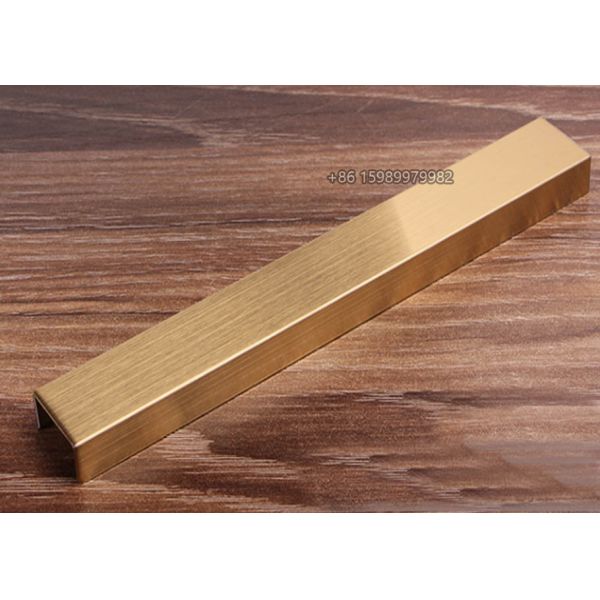 24in Stainless Steel U Trim , Grooved U Channel Edging Trim ODM Available