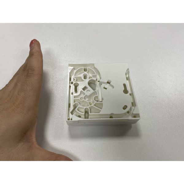 Fiber Optic Termination Box 2Cores ABS Compact Size For Easy Installation Optic Wall Outlet
