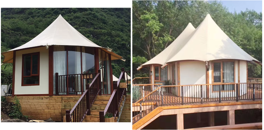 Outdoor Luxury Waterproof Home Camping Hotel Tents Holiday Tents For Resort