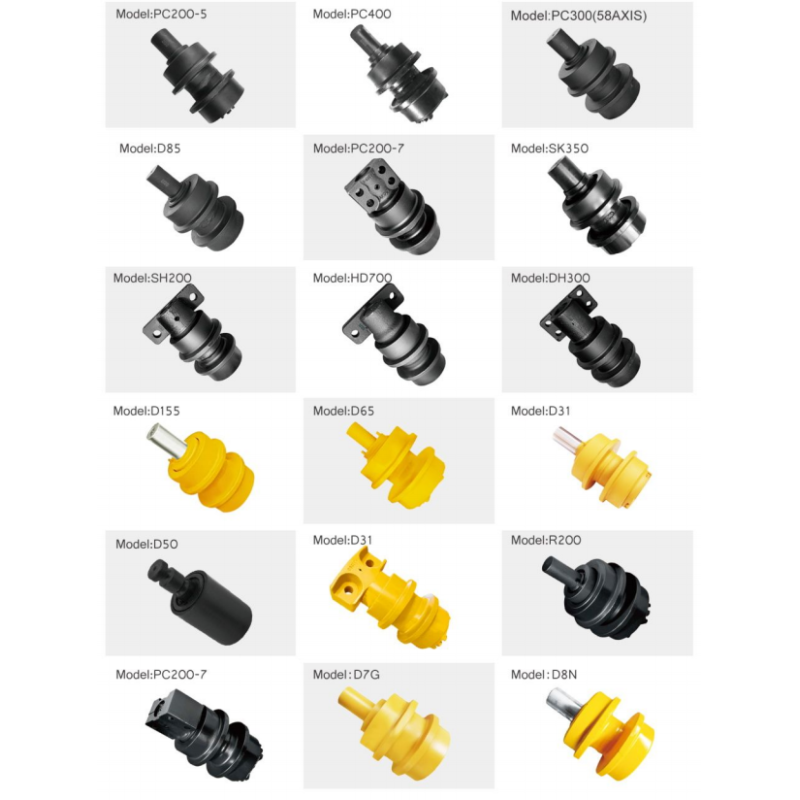 Excavator roller assembly E55 E70 E120 E200 E325 E345 Track roller for excavator construction equipment