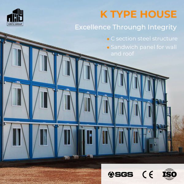 Customized 20FT/40FT Modular Prefab House for Fire Resistant Construction Site Usage