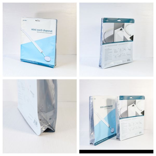Thickened Eight Sided Sealing Bags For Electronics Accessories Packaging With Clear Windows And Dust - Proof Sealing Zipper.