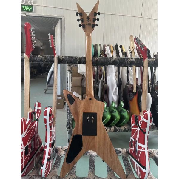 Custom Flamed Maple Top Washburn Dean Dimebag Darrell Electric Guitar Rosewood Fingerboard Irregular Shape Body Guitar
