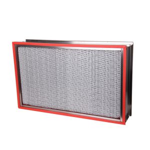 Wholesale CE Baking Furnace Exhaust Cleanroom HEPA Filters Red Silicone Glue from china suppliers