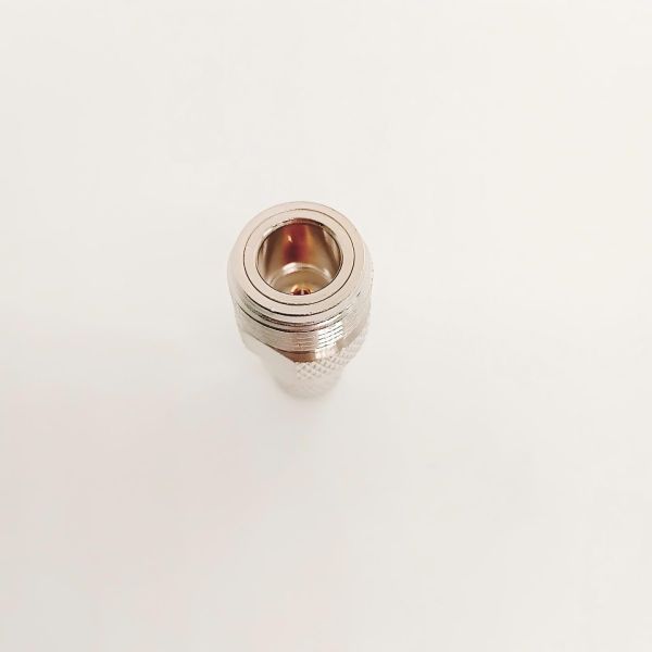 Nickel Plated Brass Female N Type Crimp Connector for LMR 400 Coaxial Cables - RF N Connector