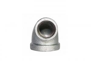 Hot / Cold Dipped Galvanized Oil Pipe Fittings Male Female Elbow 90 Degree NPT Thread