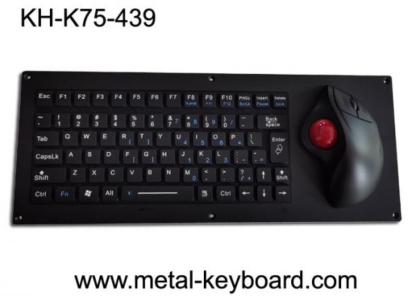 Quality 5VDC Ergonomic Laser Industrial Keyboard With Trackball FCC USB for sale
