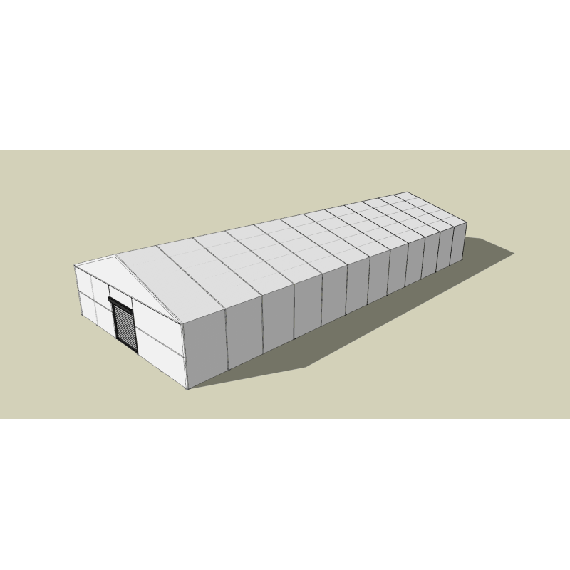Aluminum Frame White PVC Fireproof / Waterproof Canopy Tent With Transparent For Rental Business