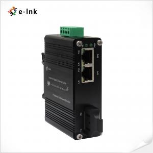 China 2 POE Port Fiber Media Converter For Industrial Gigabit Ethernet 10/100/1000M on sale