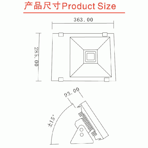 80w led tunnel light 80w high power led tunnel light / COB led flood tunnel light / ip65 waterproof tunnel ligh